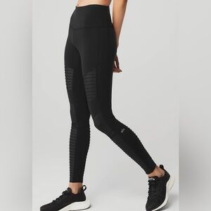 Alo Yoga - High-Waist Moto Leggings - Small